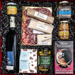 Load image into Gallery viewer, The photo depicts all products within the local gift box with black shred, laid out nicely