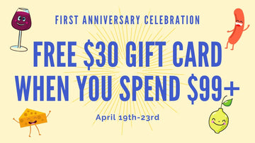 FREE $30 Gift Card to Celebrate our 1 Year Anniversary